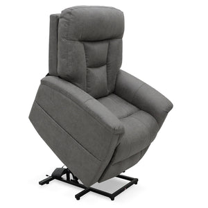 Corinthia Riser Recliner with Heat and Massage - Dark Grey Tech Fabric