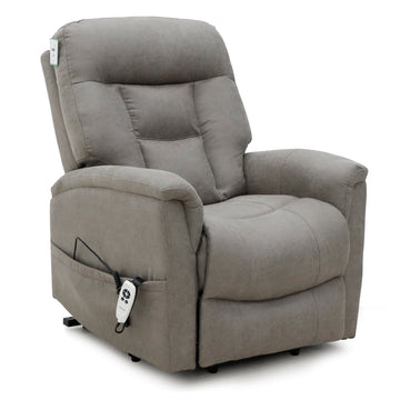 Corinthia Riser Recliner with Heat and Massage - Dark Grey Tech Fabric