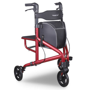 MobilityPlus+ Velo-3 Ultra-Light Tri-Walker with Seat
