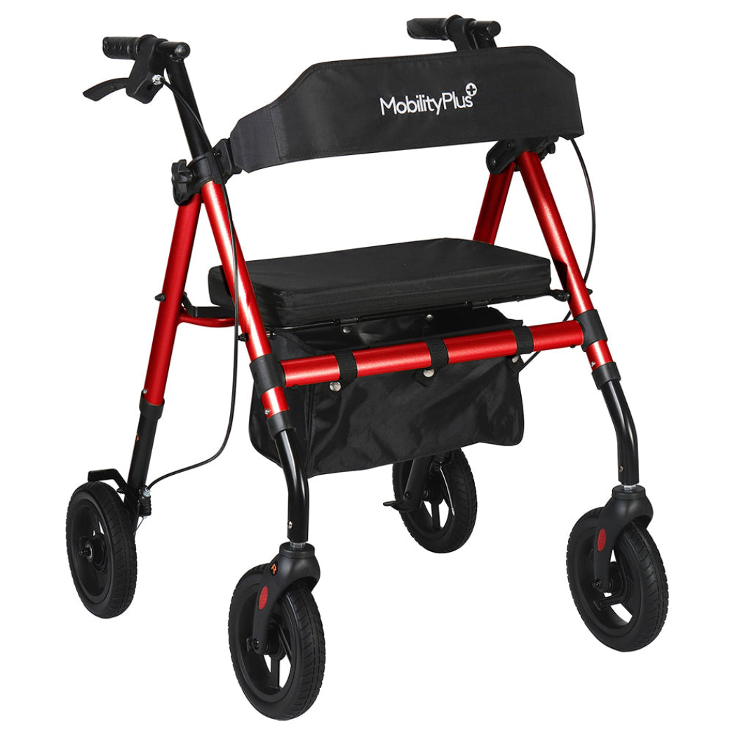 MobilityPlus Aluminium Strider Rollator with Seat