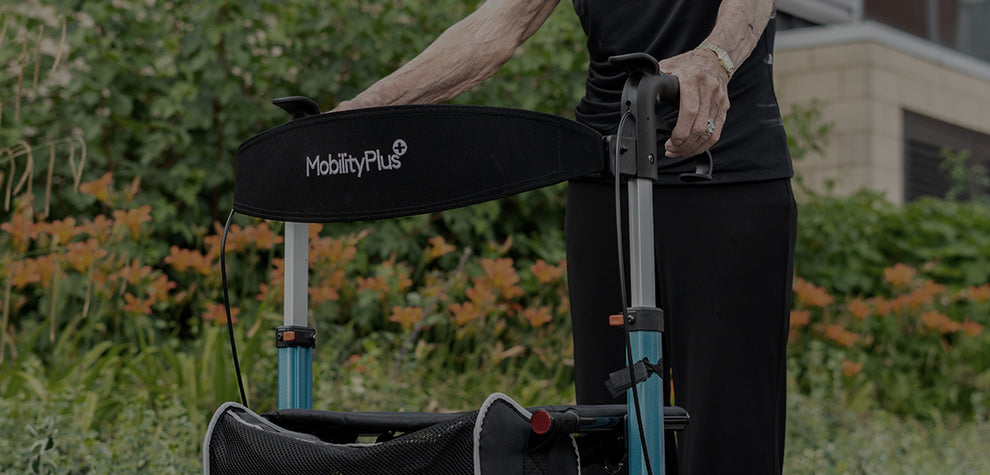 UNIPRODO ROLLATOR WALKER Pieghevole Con Ruote Sedile Mobilità Bianco E - Foto 2