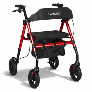 MobilityPlus+ Aluminium Strider Rollator with Seat