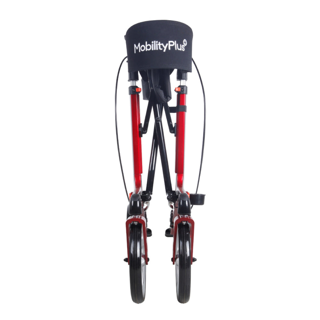 MobilityPlus+ Deluxe UltraLight Folding Rollator with Seat