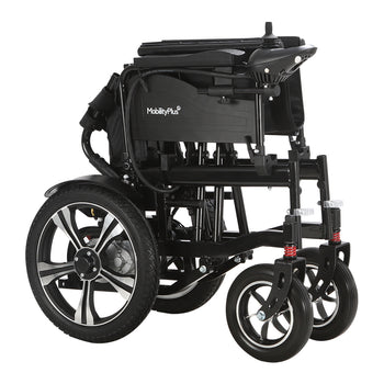 MobilityPlus Heavy Duty Electric Wheelchair Easy Folding Portable   MobilityPlus Heavy DutyElectricWheelchairFolded 350x 