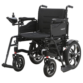 MobilityPlus+ Heavy-Duty Electric Wheelchair | Easy-Folding, Portable ...