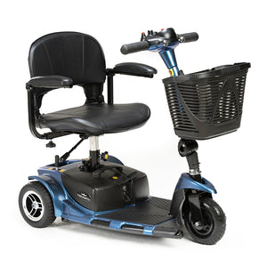 MobilityPlus+ Triumph 3-Wheel Mobility Scooter in Blue
